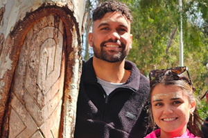 Encounters Fellows Jamie Hampton and Sammi Snedden.